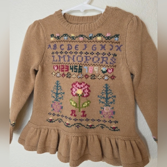 Polo Ralph Lauren 55% Soft Wool Sweater, Size 2T, NWT - Picture 2 of 8